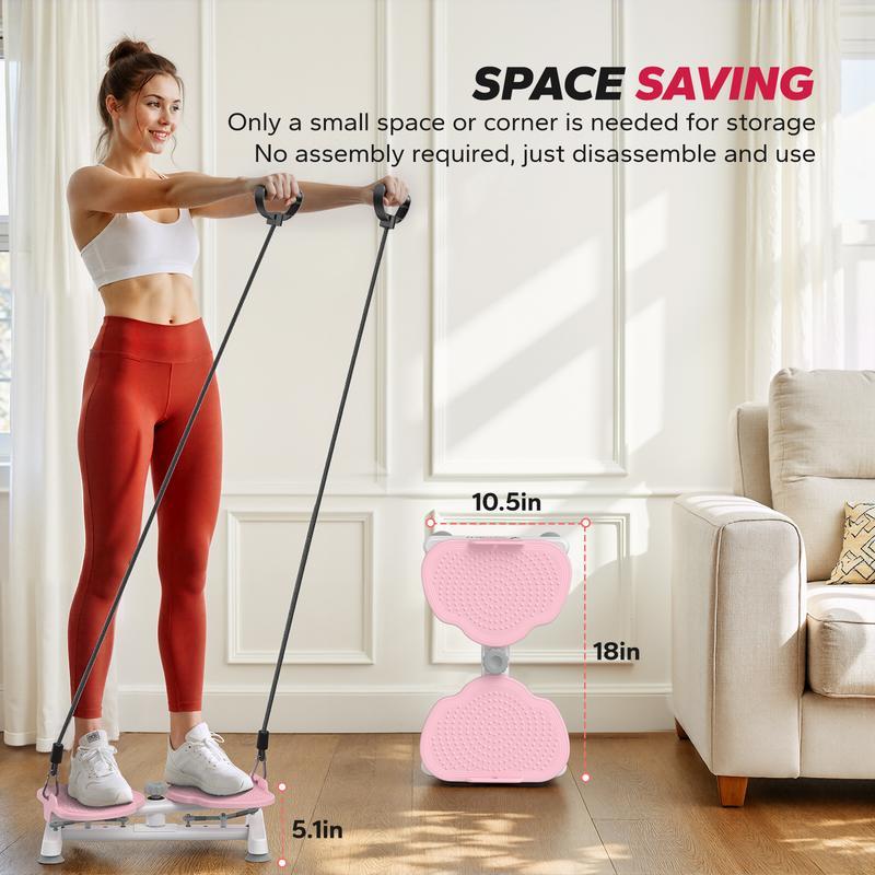 Disco de Giros para Ejercicio de Cintura | Entrenador Abdominal Antideslizante y Silencioso para Fitness en Casa