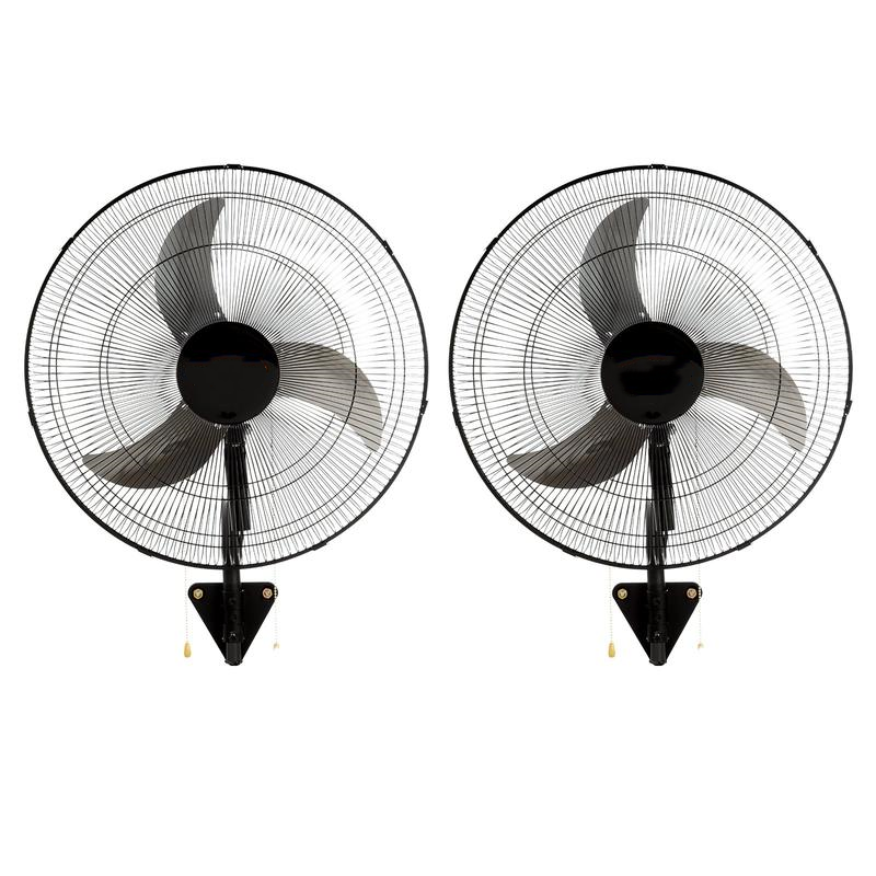 Ventilador de Pared Oscilante de 20" | Alta Potencia, 3 Velocidades y Gran Flujo de Aire para Interior y Exterior