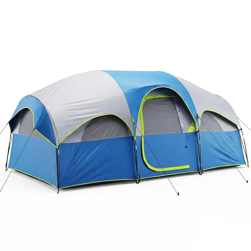 Tienda de Campaña Familiar para 2–8 Personas | Impermeable, Resistente al Viento y Montaje Rápido en 5 Minutos