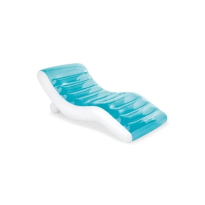 Tumbona Hinchable Premium para Piscina 99×191 cm | Diseño Azul, Cómoda y Flotante