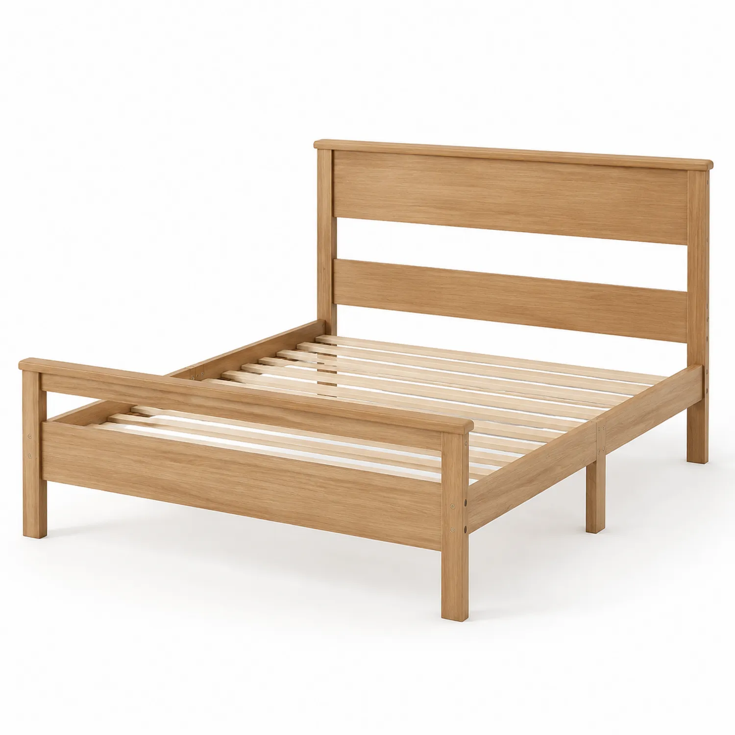 Doppelbett aus Eichenholz 200x160 cm