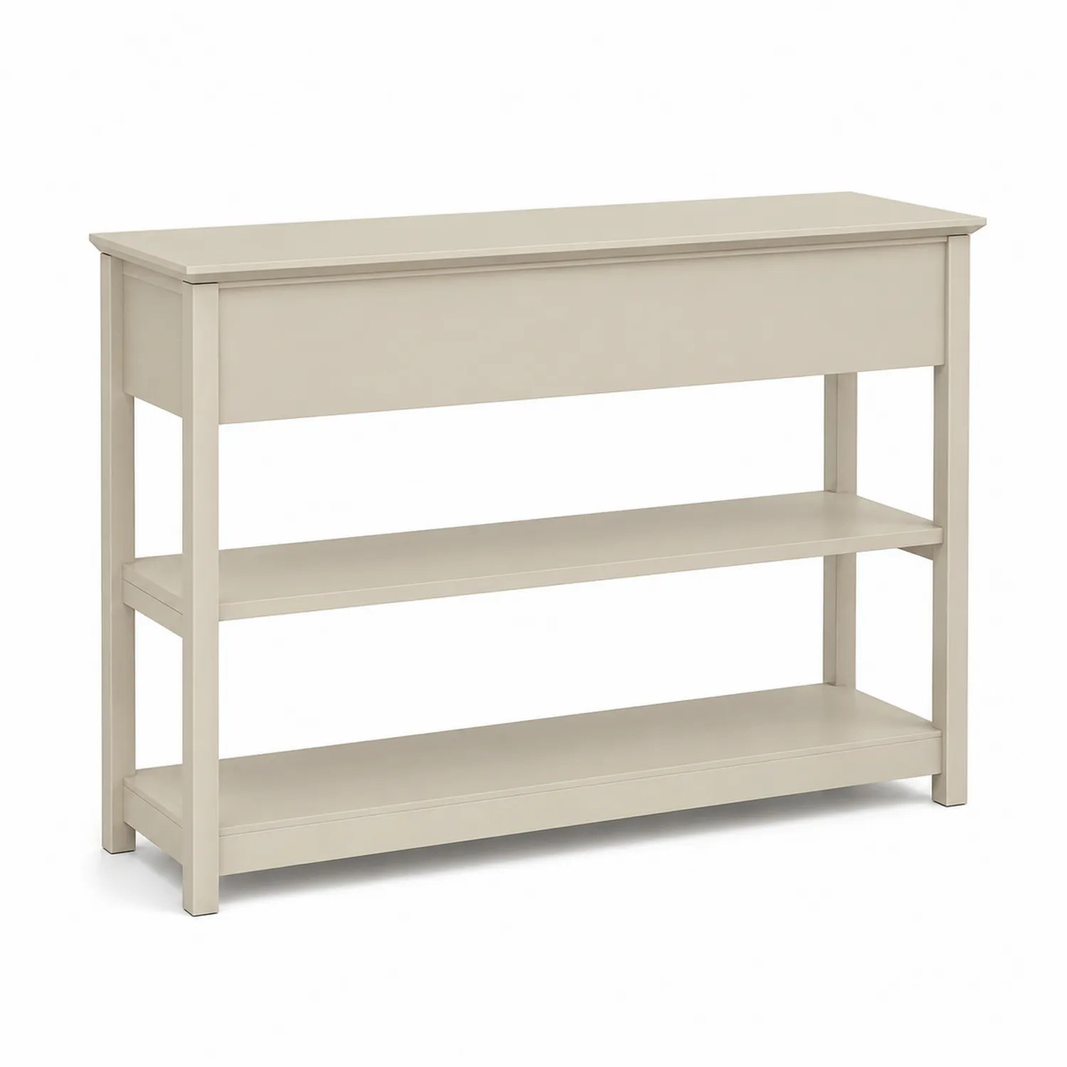 Beige Holz Konsolentisch 120x30x80cm