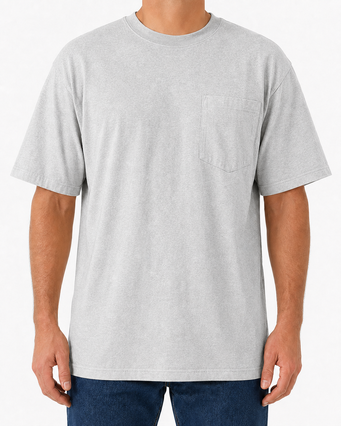 Heather Ash Grey front view