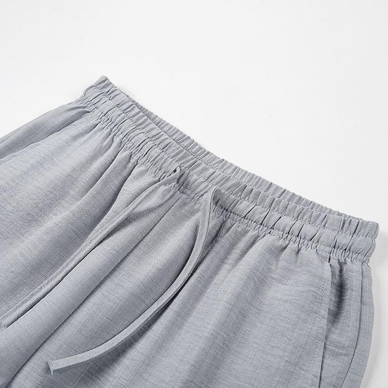 Comfortable Lyocell Linen Trousers，Men’s Casual Straight-Leg Pants, Summer 2026 New Arrival — Loose Fit, Breathable, Drapey Long Pants for Outdoor Walking, Camping, and Vacation; Cool, Soft