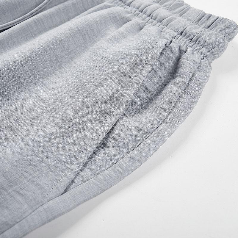 Comfortable Lyocell Linen Trousers，Men’s Casual Straight-Leg Pants, Summer 2026 New Arrival — Loose Fit, Breathable, Drapey Long Pants for Outdoor Walking, Camping, and Vacation; Cool, Soft