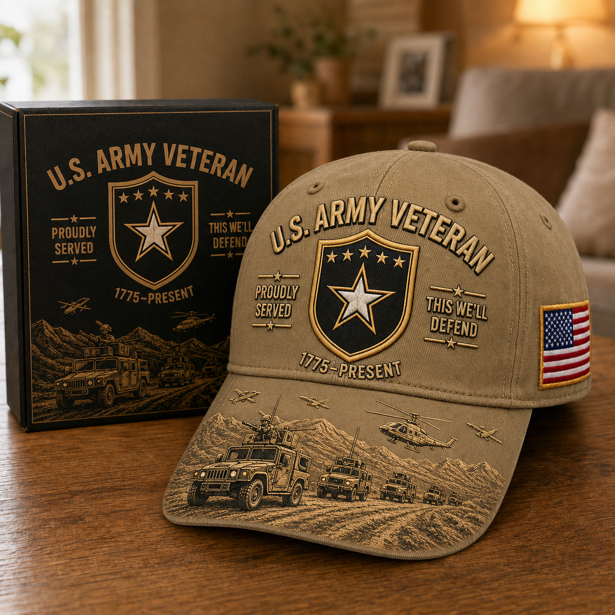 U.S. Army Veteran Proudly Served Commemorative Cap 🇺🇸