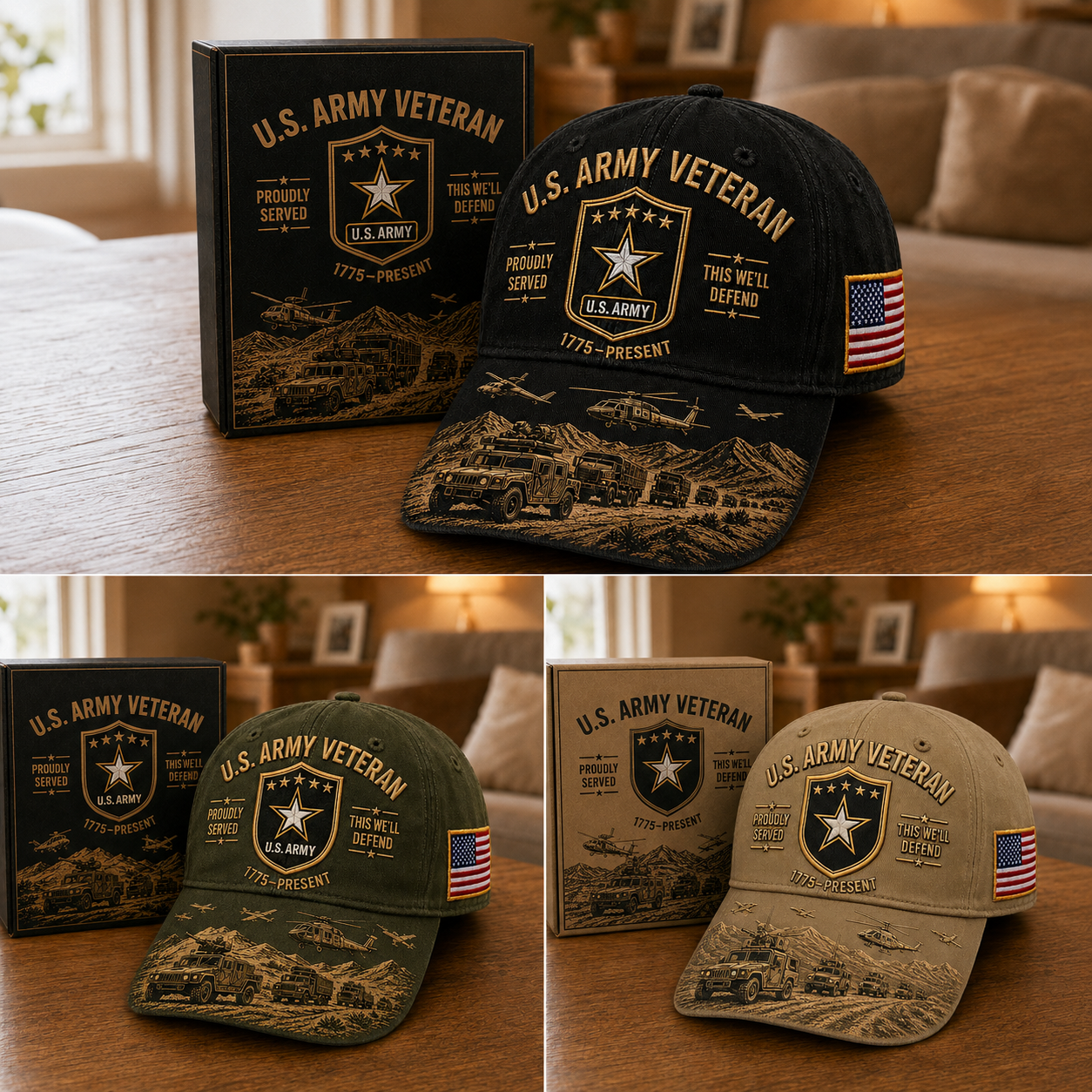 U.S. Army Veteran Proudly Served Commemorative Cap 🇺🇸