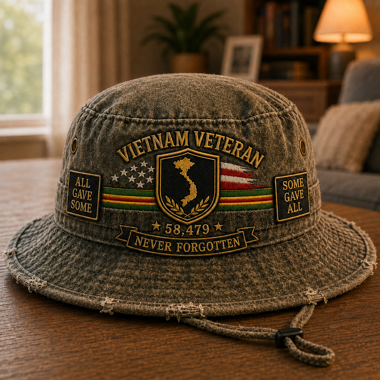 Vietnam Veteran Welcome Home Memorial Bucket Hat