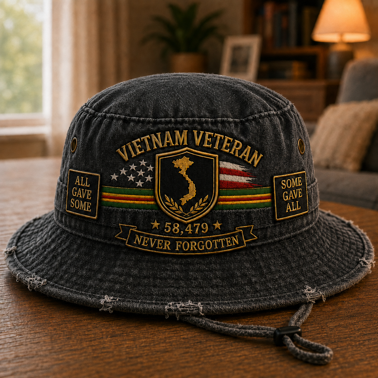 Vietnam Veteran Welcome Home Memorial Bucket Hat