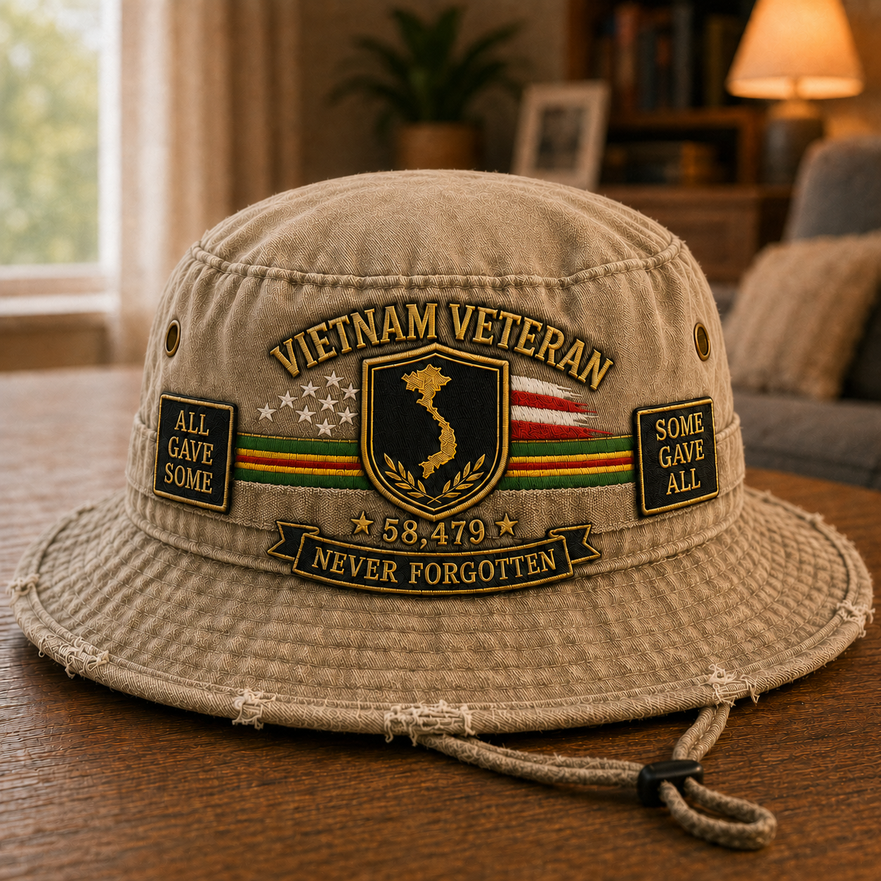 Vietnam Veteran Welcome Home Memorial Bucket Hat
