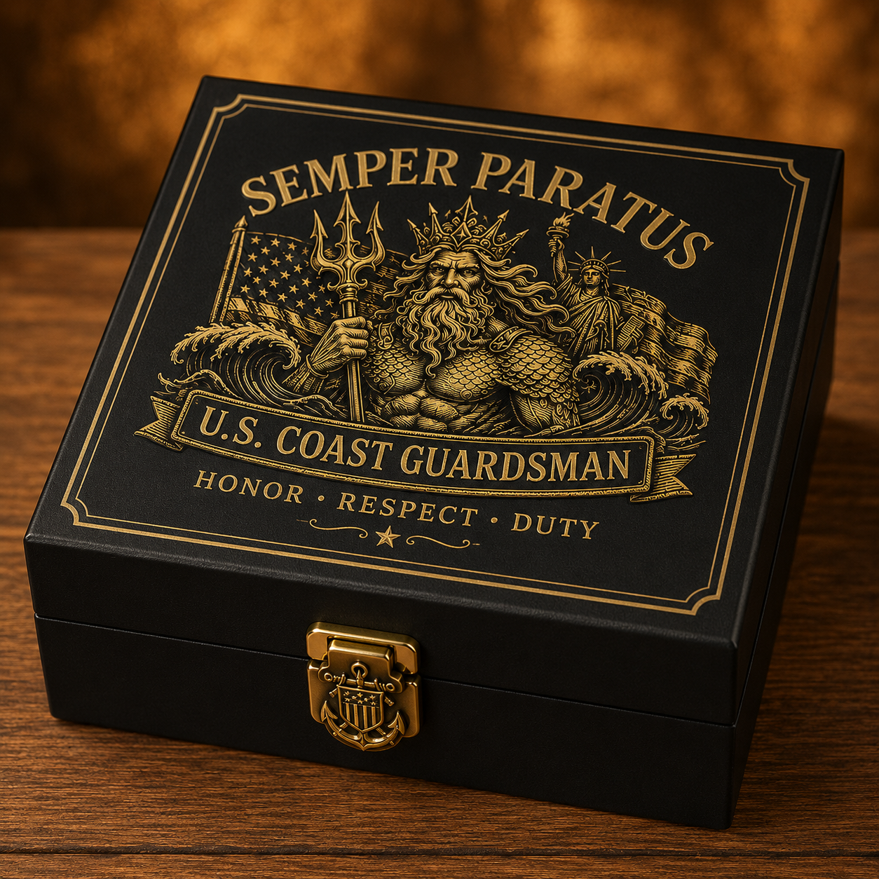 Semper Paratus Coast Guardsman Cap🎁 Free Double-Sided Honor Coin With Every Cap Purchase