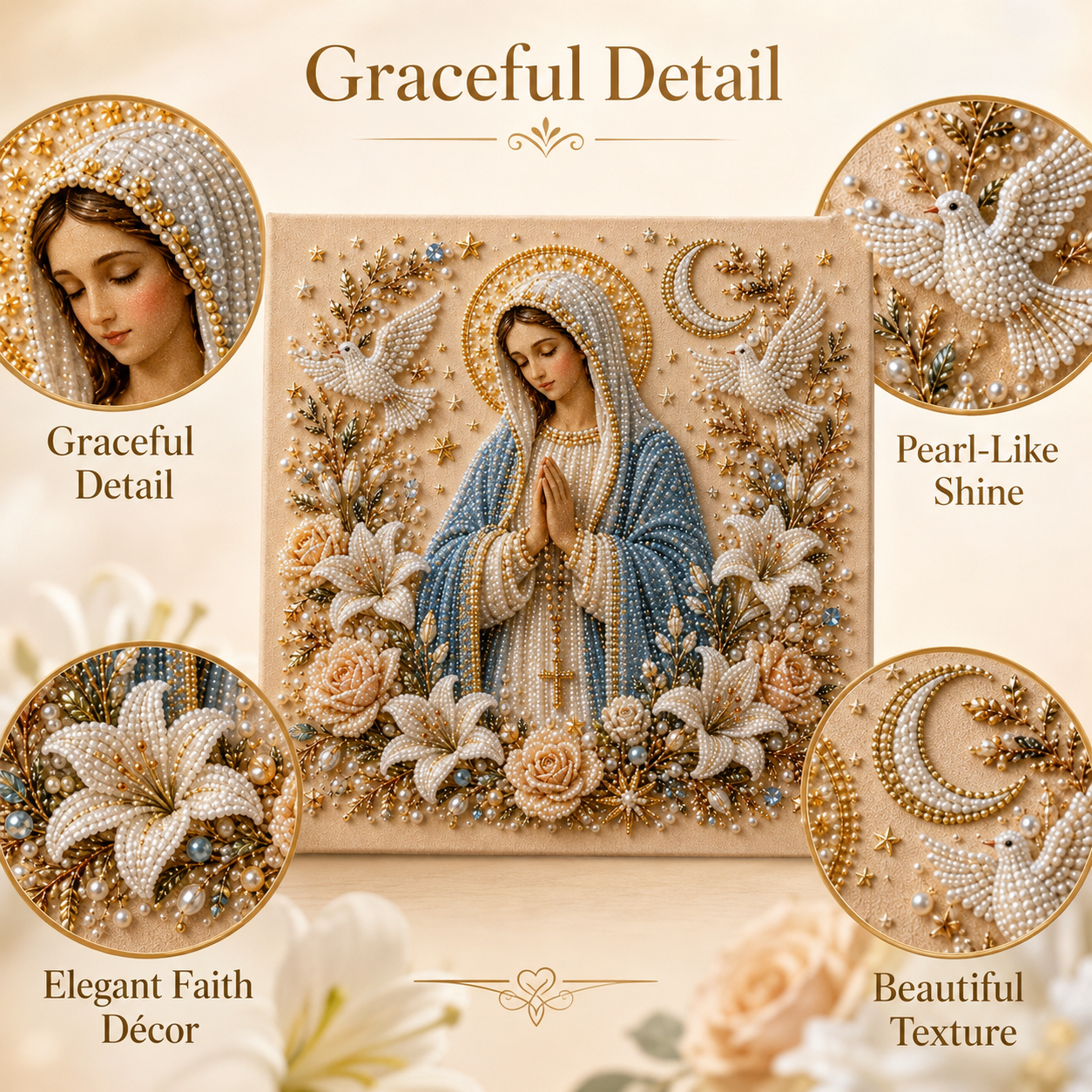 🙏 Faith Made By Hand Sacred Pearl Art Kit