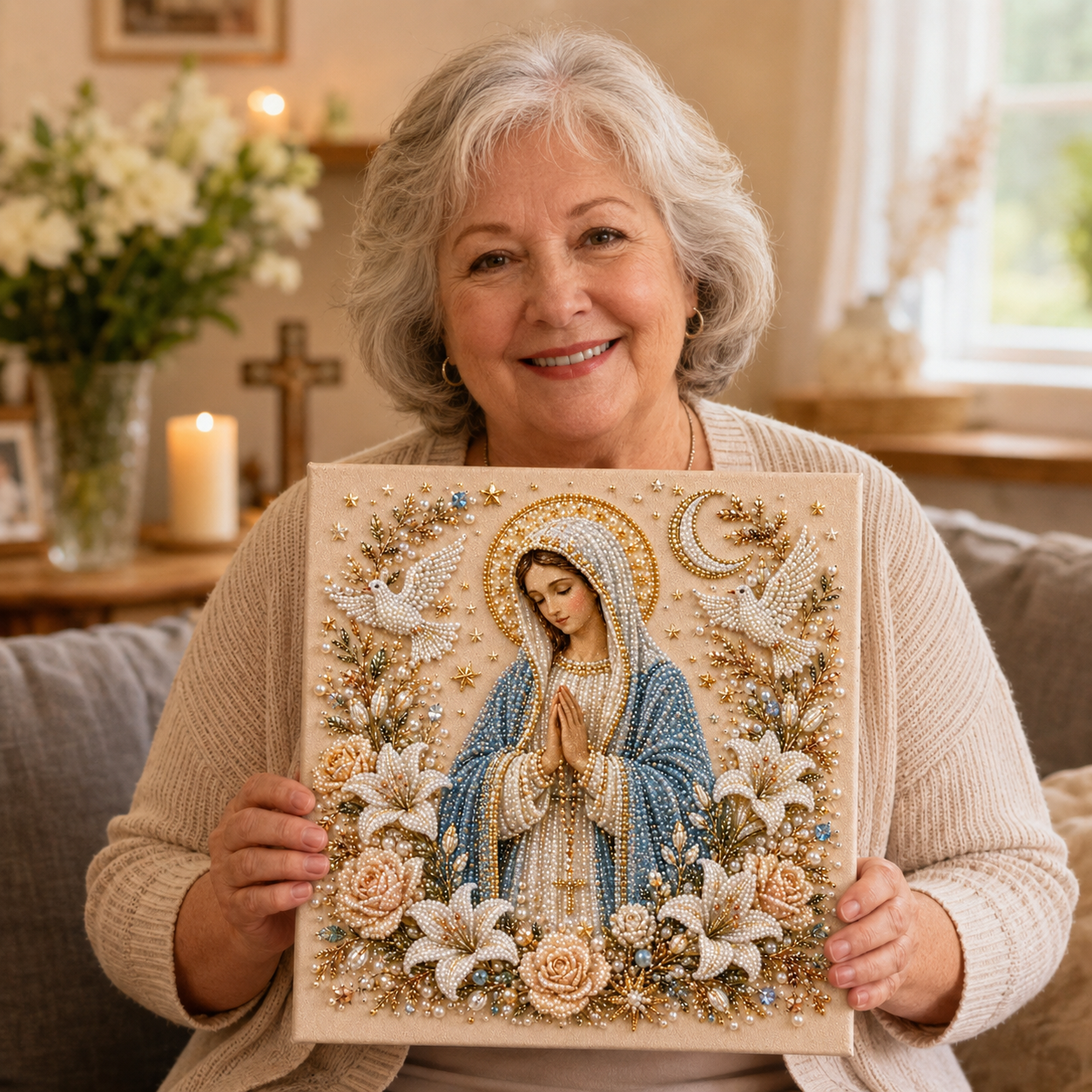 🙏 Faith Made By Hand Sacred Pearl Art Kit