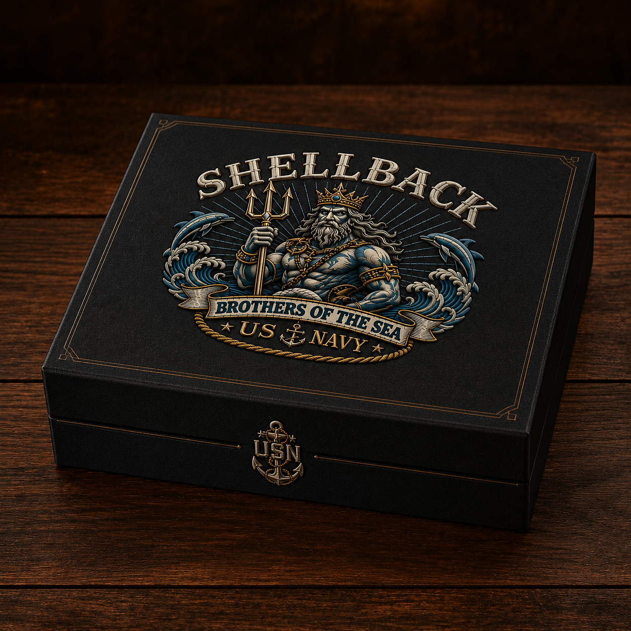 Shellback Brothers Of The Sea Heritage Cap 🎁 Free Double-Sided Honor Coin With Every Cap Purchase 🇺🇸
