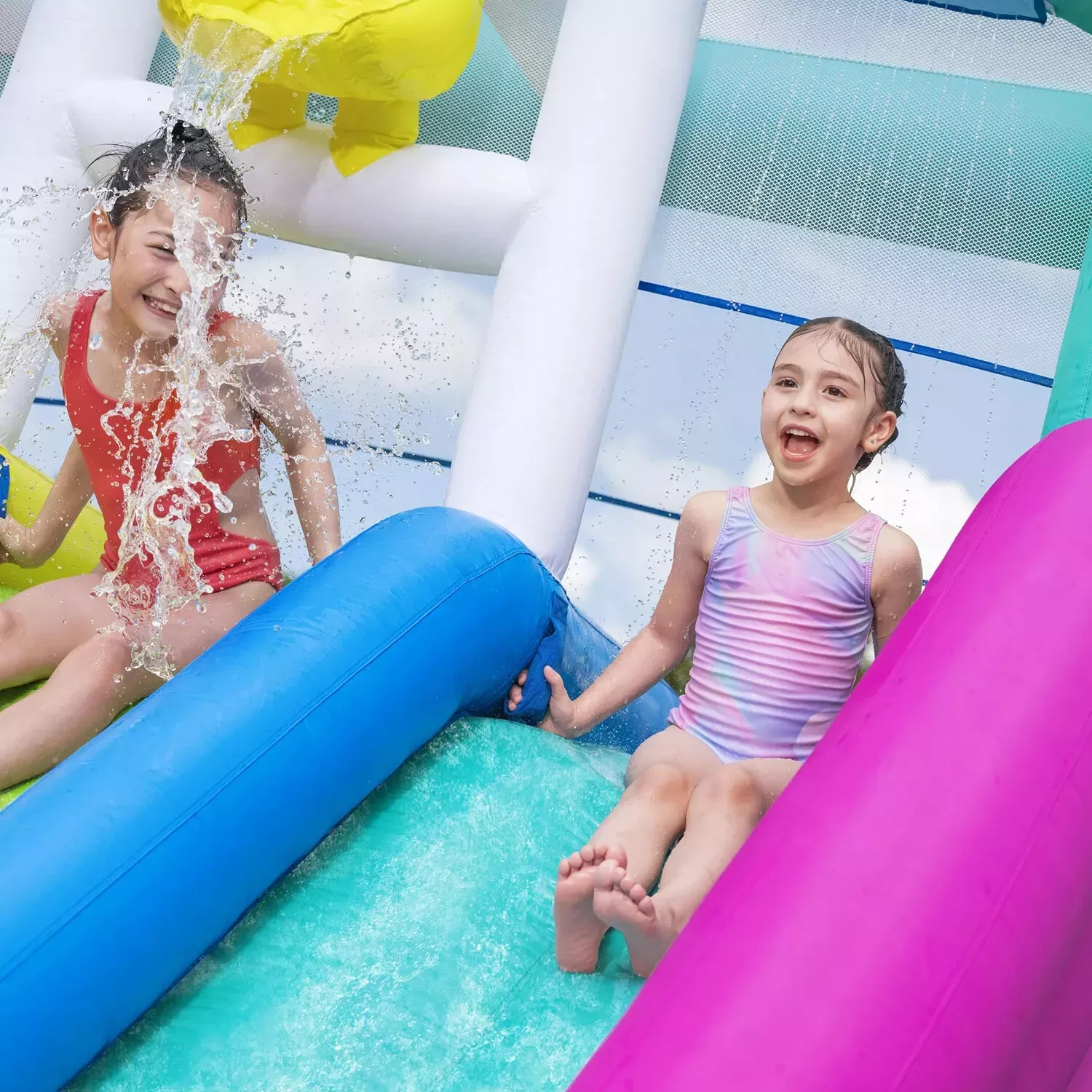 H2OGO! Triple Splash Kids Inflatable Water Park