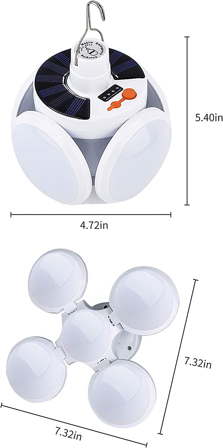 Lampara LED Solar Plegable