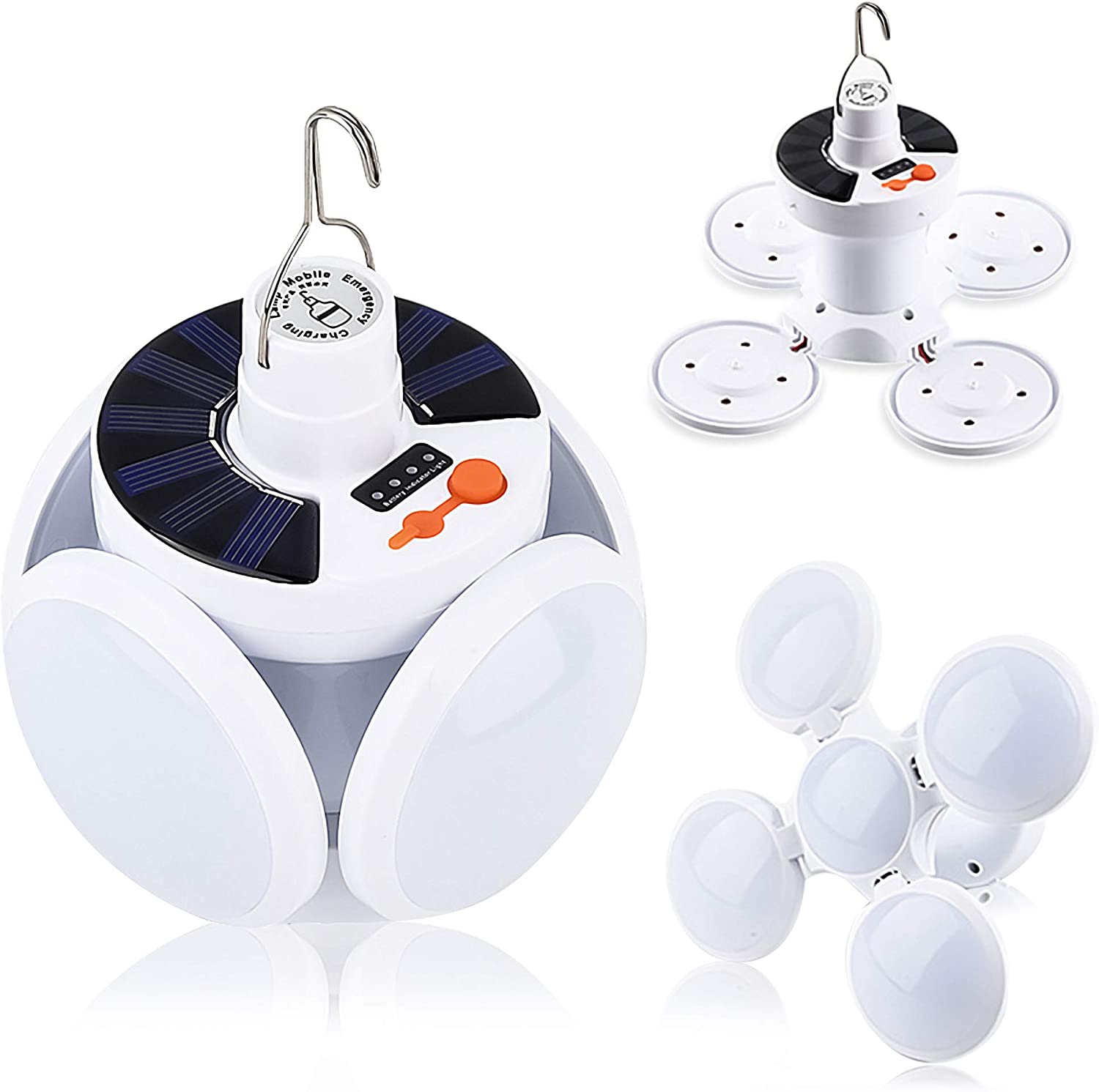 Lampara LED Solar Plegable