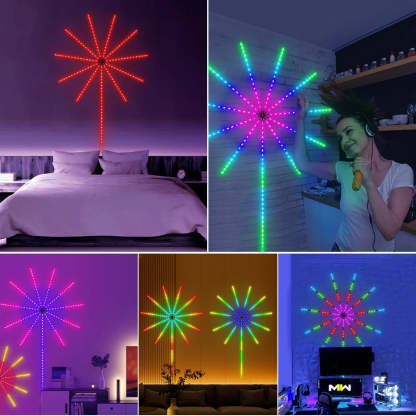 Luces inteligentes de fuegos artificiales