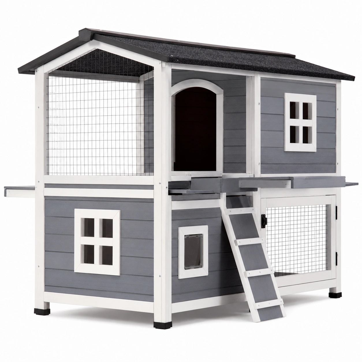 Casa para gatos de exterior-meubrico