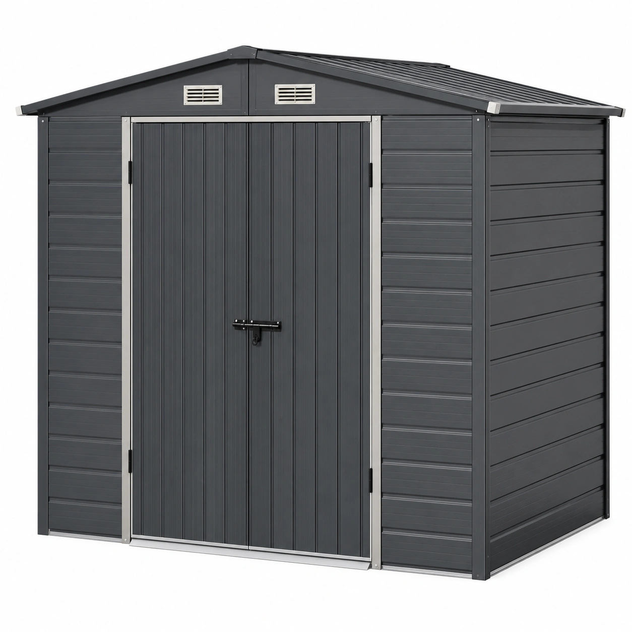 Caseta-De-Jardin-Metalica-Gris-213x130x173cm