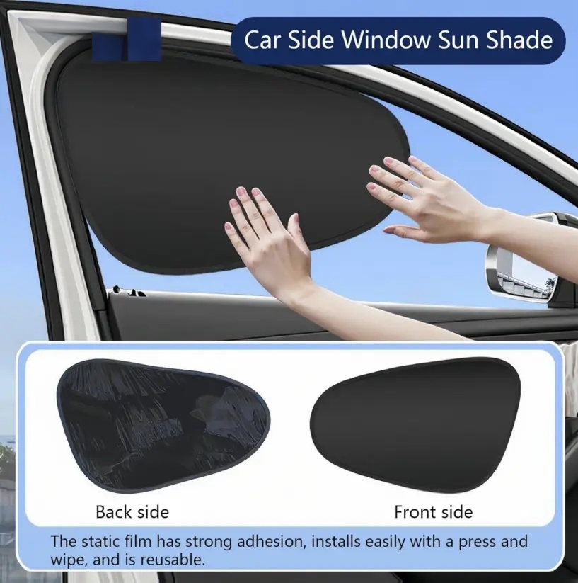 Car Side Window Sunshade (4 PCS and 2 PCS)