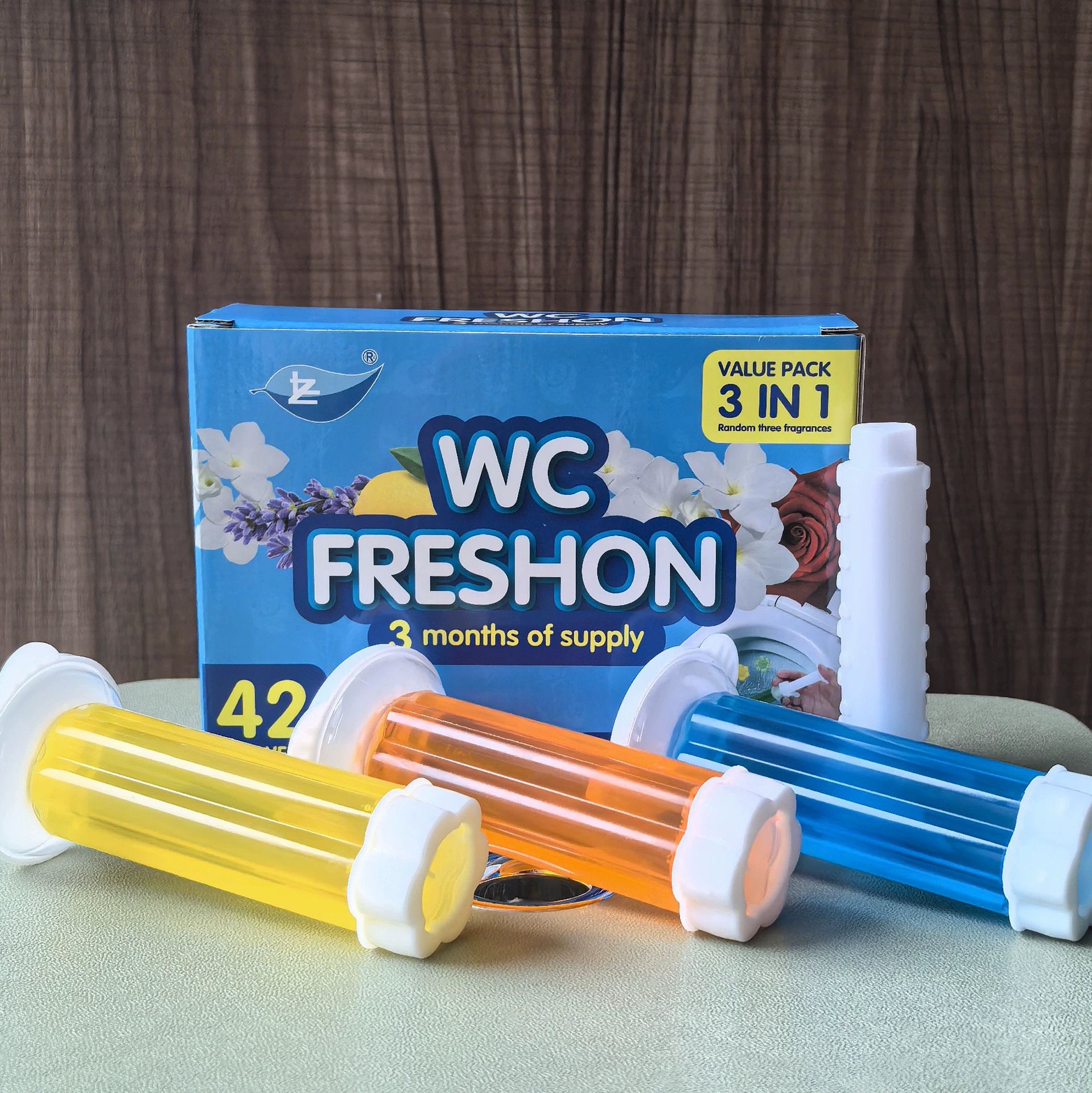 🔥Last Day 70% OFF 🔥3-Tubes Toilet Gel Stamp Box  Deodorizing Bathroom Freshener