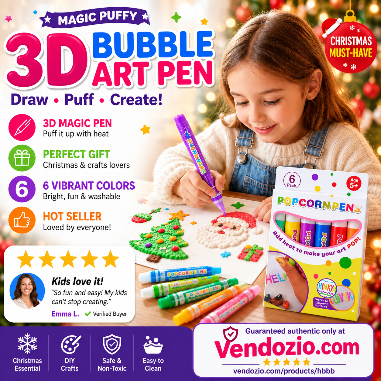 🔥Last Day Promotion 60% OFF 🖍️3D Relief Art Pen – Turn Flat Drawings Into Touchable 3D Art🪄