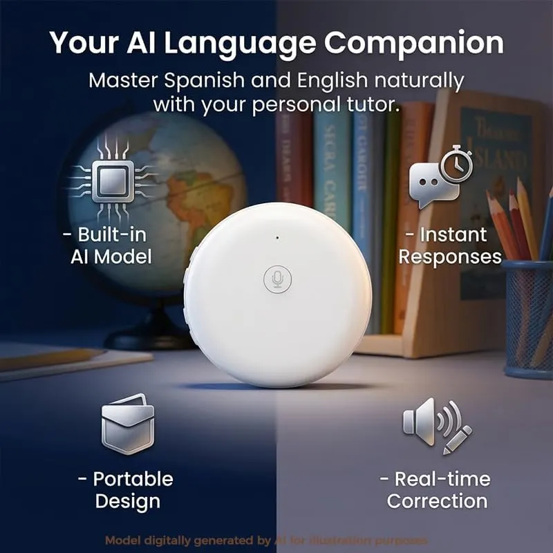 🔥 LAST DAY 50% OFF 🌍 AI Wearable Translator — Break Language Barriers Anywhere
