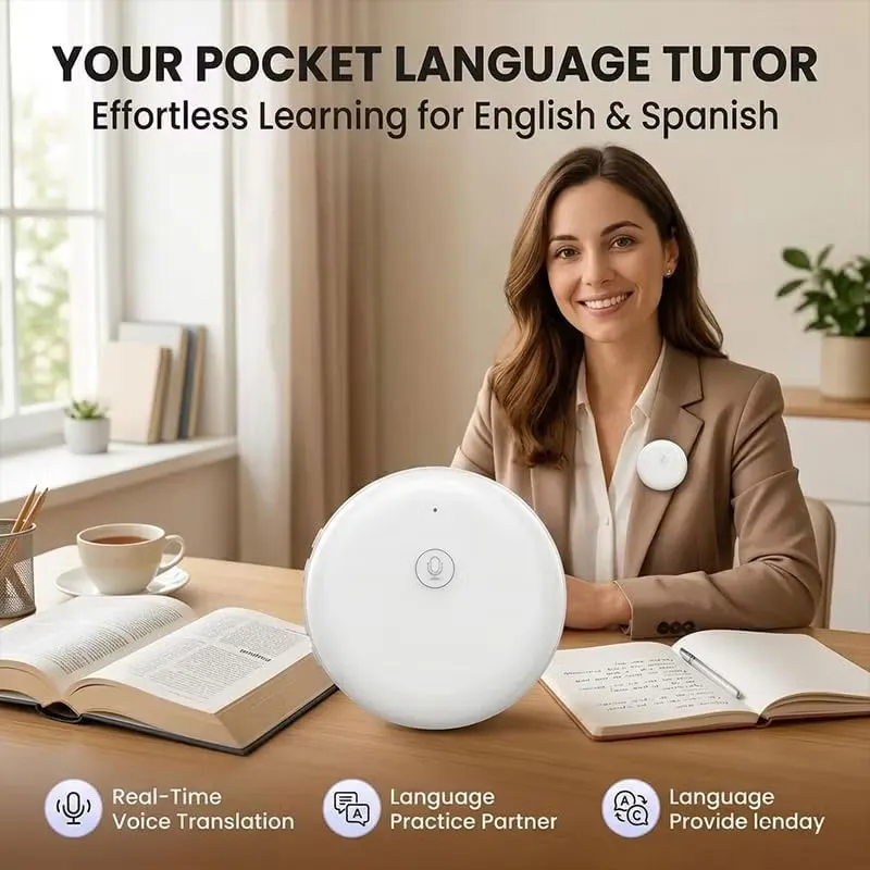 🔥 LAST DAY 50% OFF 🌍 AI Wearable Translator — Break Language Barriers Anywhere