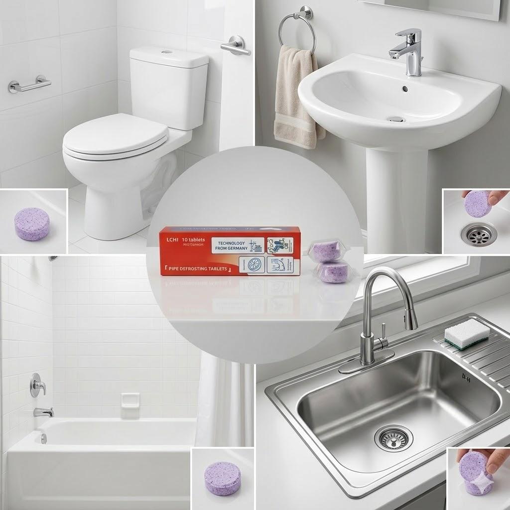 💧【Pipe Defrosting Tablets】- Powerful Clean, Smooth Flow in 30 Minutes! ✨