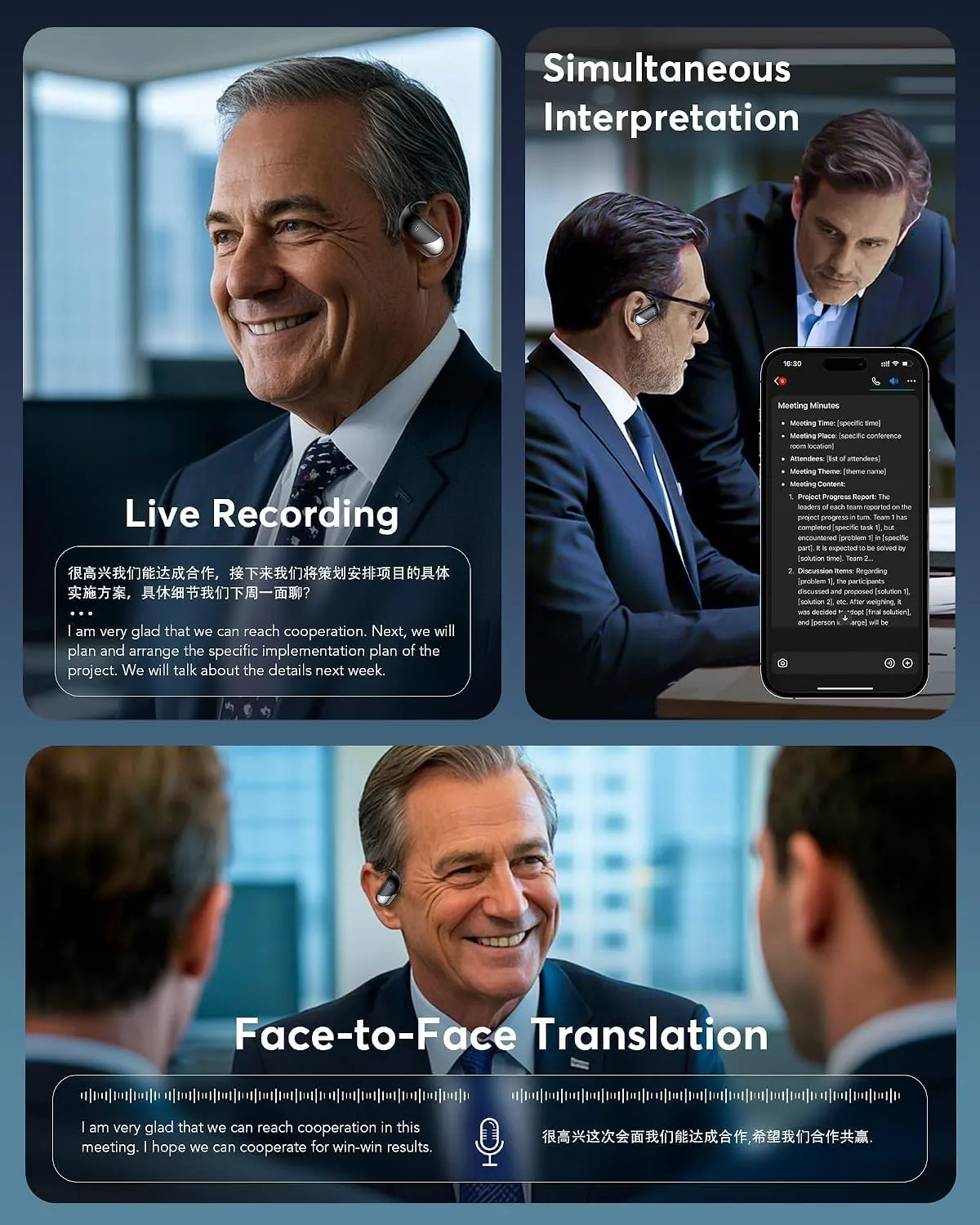 🔥 Limited-Time Offer – Q16S AI Translation Earphones