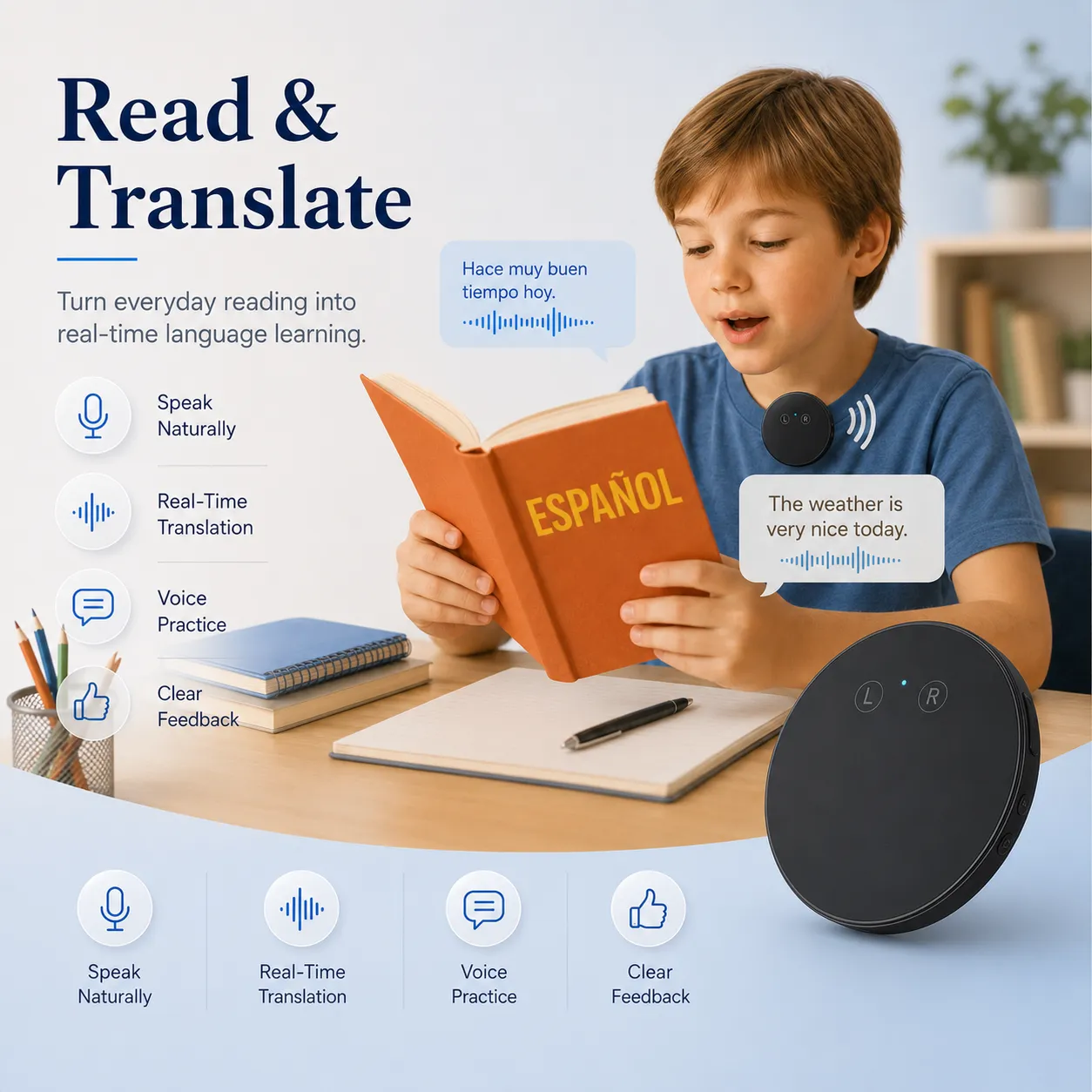 🔥 LAST DAY 50% OFF 🌎 AI Language Translator — Break Language Barriers & Communicate With Confidence