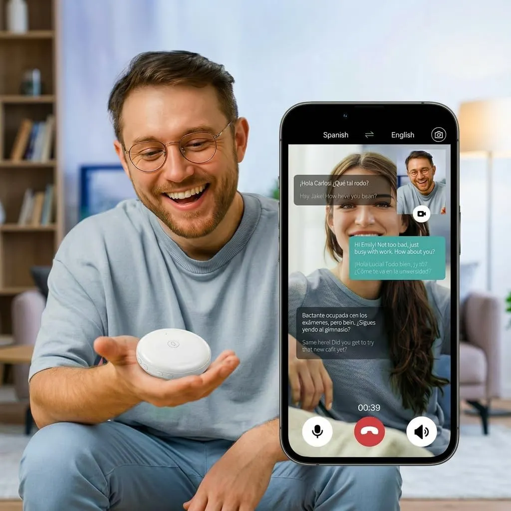 🔥 LAST DAY 50% OFF 🌍 AI Wearable Translator — Break Language Barriers Anywhere