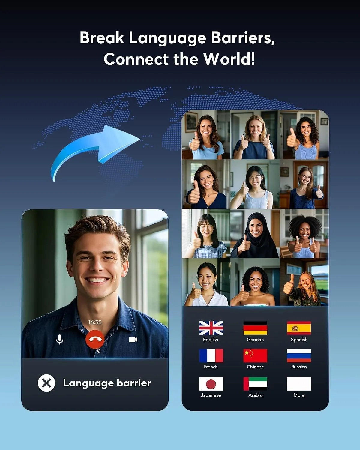 🔥 Limited-Time Offer – Q16S AI Translation Earphones