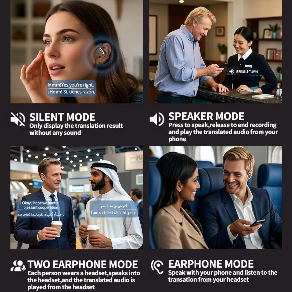 🔥 Limited-Time Offer – Q16S AI Translation Earphones