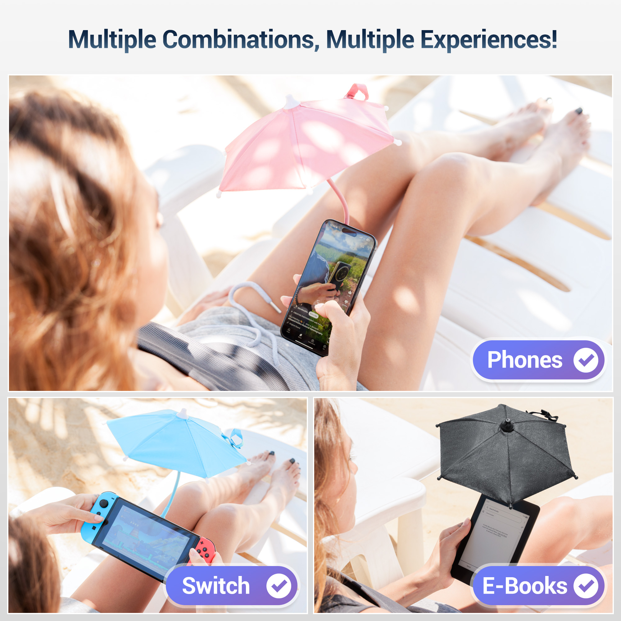 Magnetic Phone Umbrella for Sun