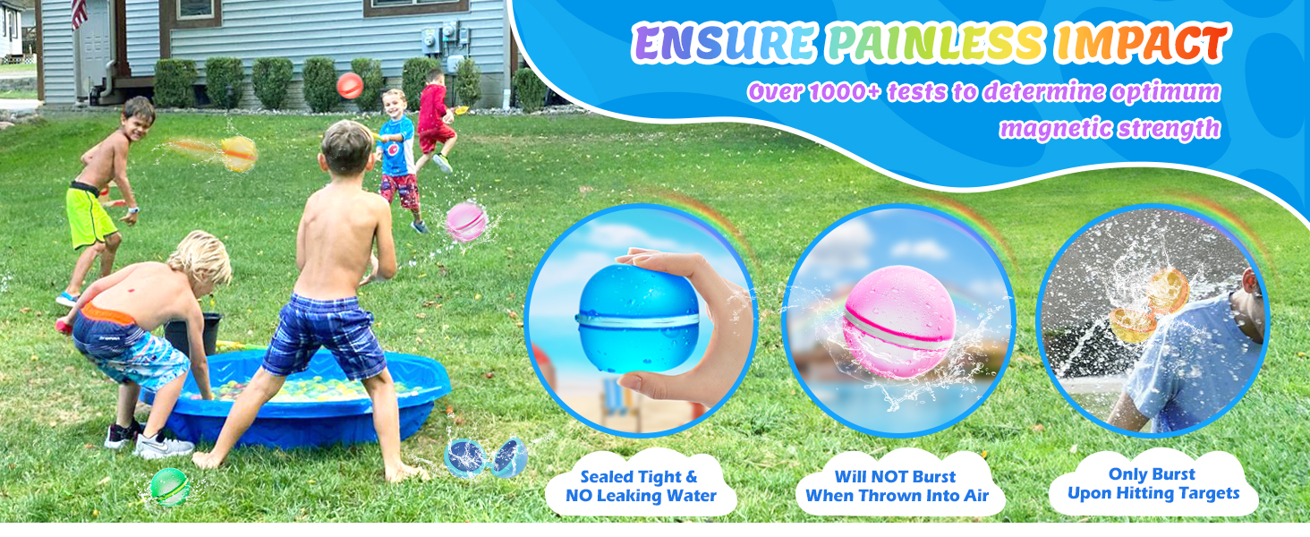 Crilary reusable water balloons