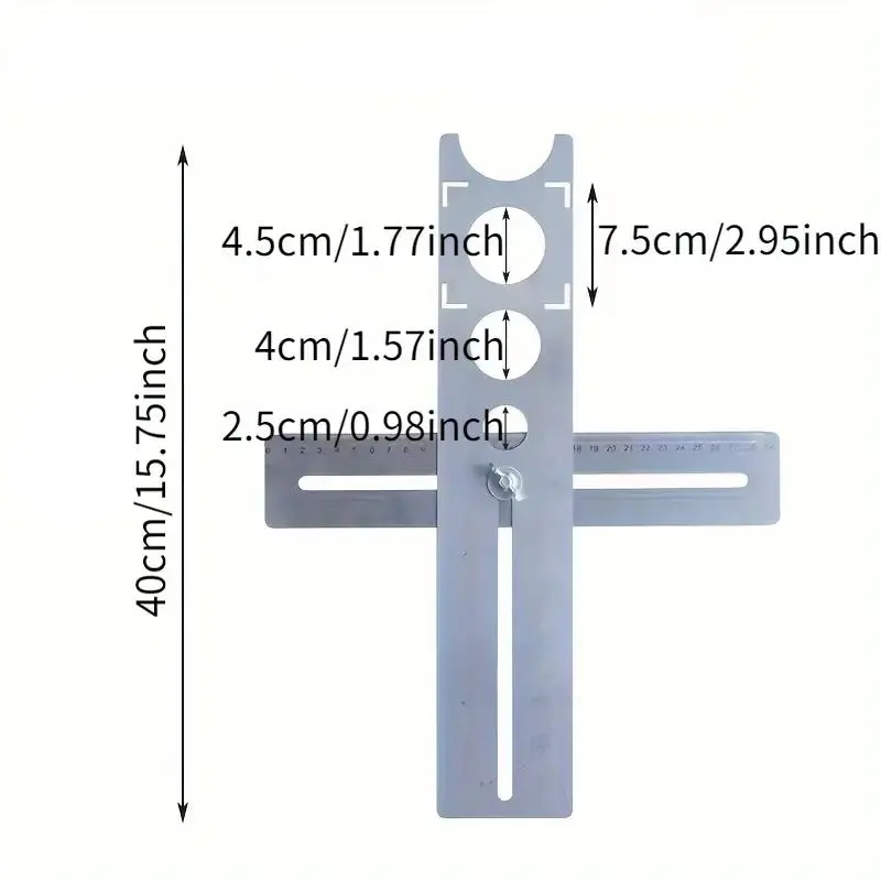Stainless Steel Tile Drill Guide