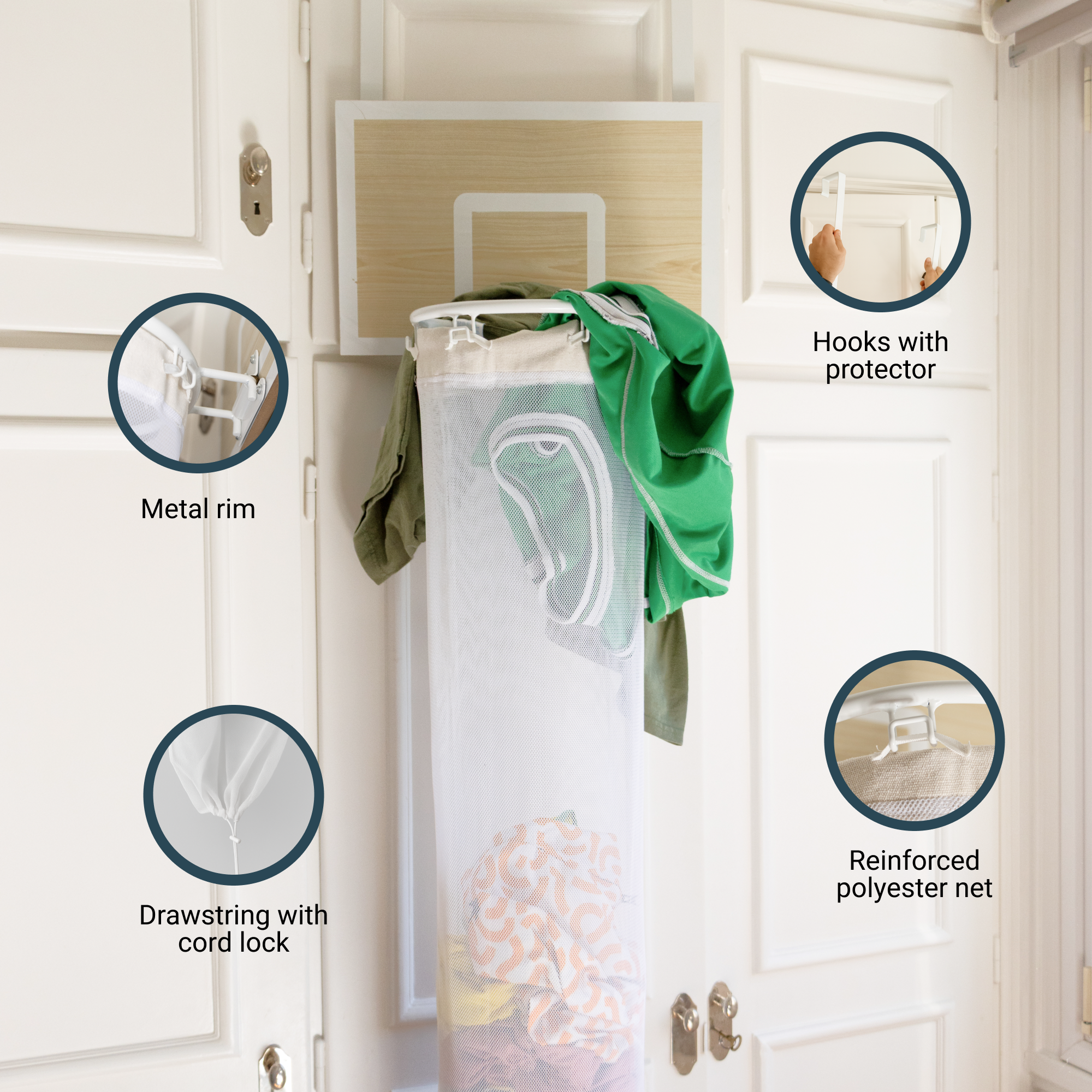 🔥Limited Time 49% Off✨Laundry Basketball Hamper