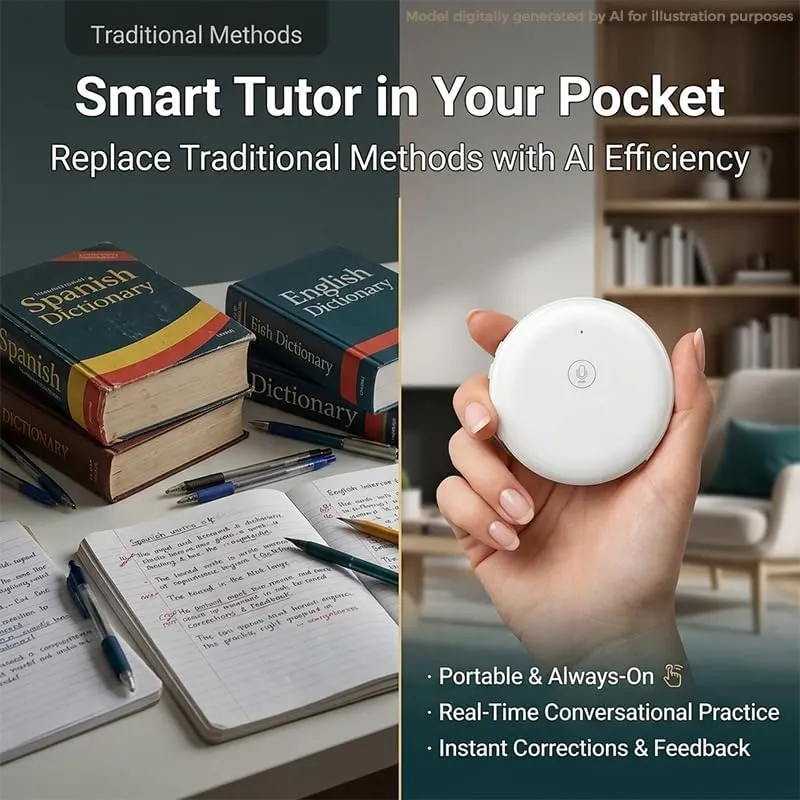 🔥 LAST DAY 50% OFF 🌍 AI Wearable Translator — Break Language Barriers Anywhere