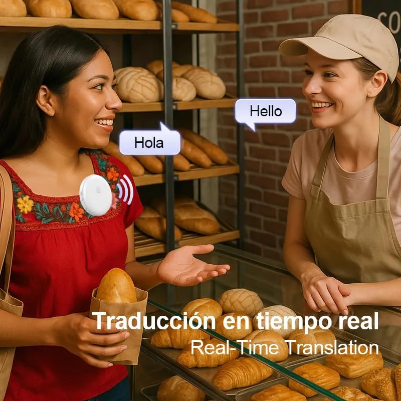 🔥 LAST DAY 50% OFF 🌍 AI Wearable Translator — Break Language Barriers Anywhere