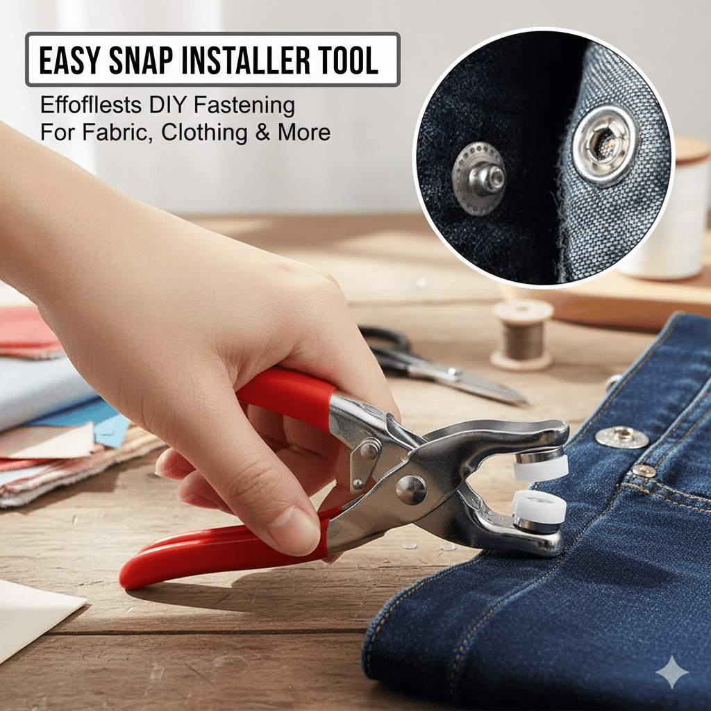 Hot Sale 49% OFF!!⚡50K+ SOLD!🔥🔥100pcs Invisible Colored Metal Buckle & 1 Count Manual Pressure Pliers