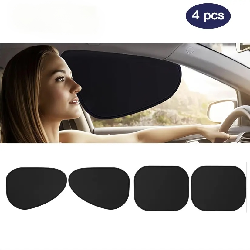 Car Side Window Sunshade (4 PCS and 2 PCS)