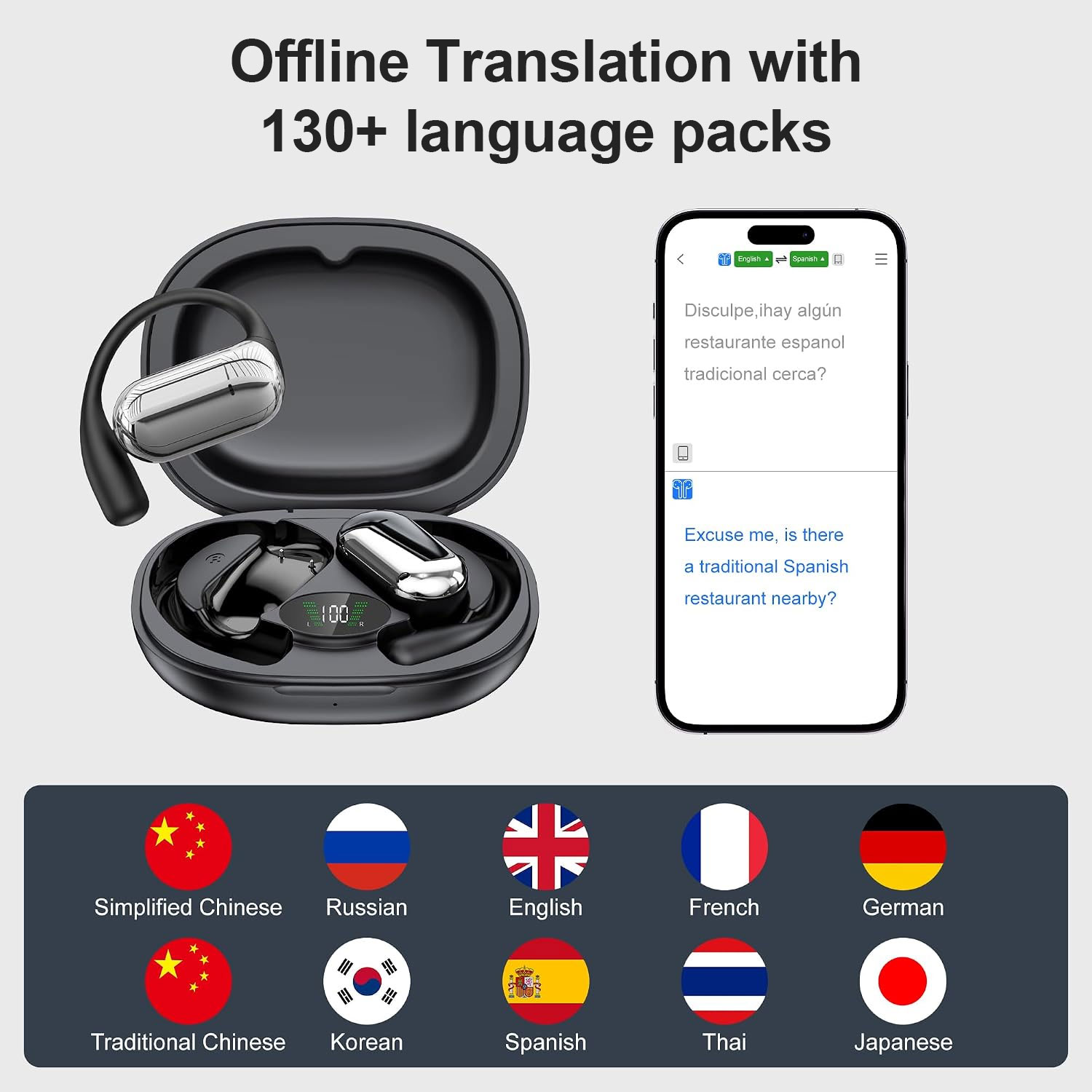 🔥 Limited-Time Offer – Q16S AI Translation Earphones