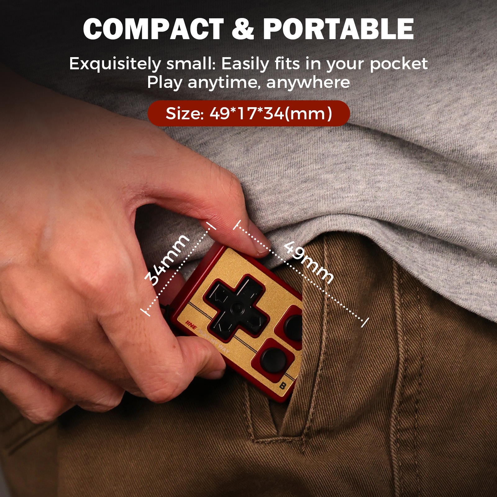IINE GAMEBRICK MINI RETRO CONTROLLER