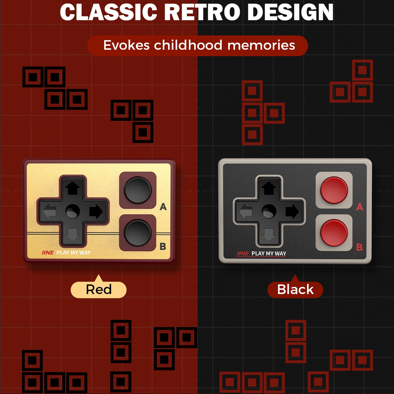 IINE GAMEBRICK MINI RETRO CONTROLLER
