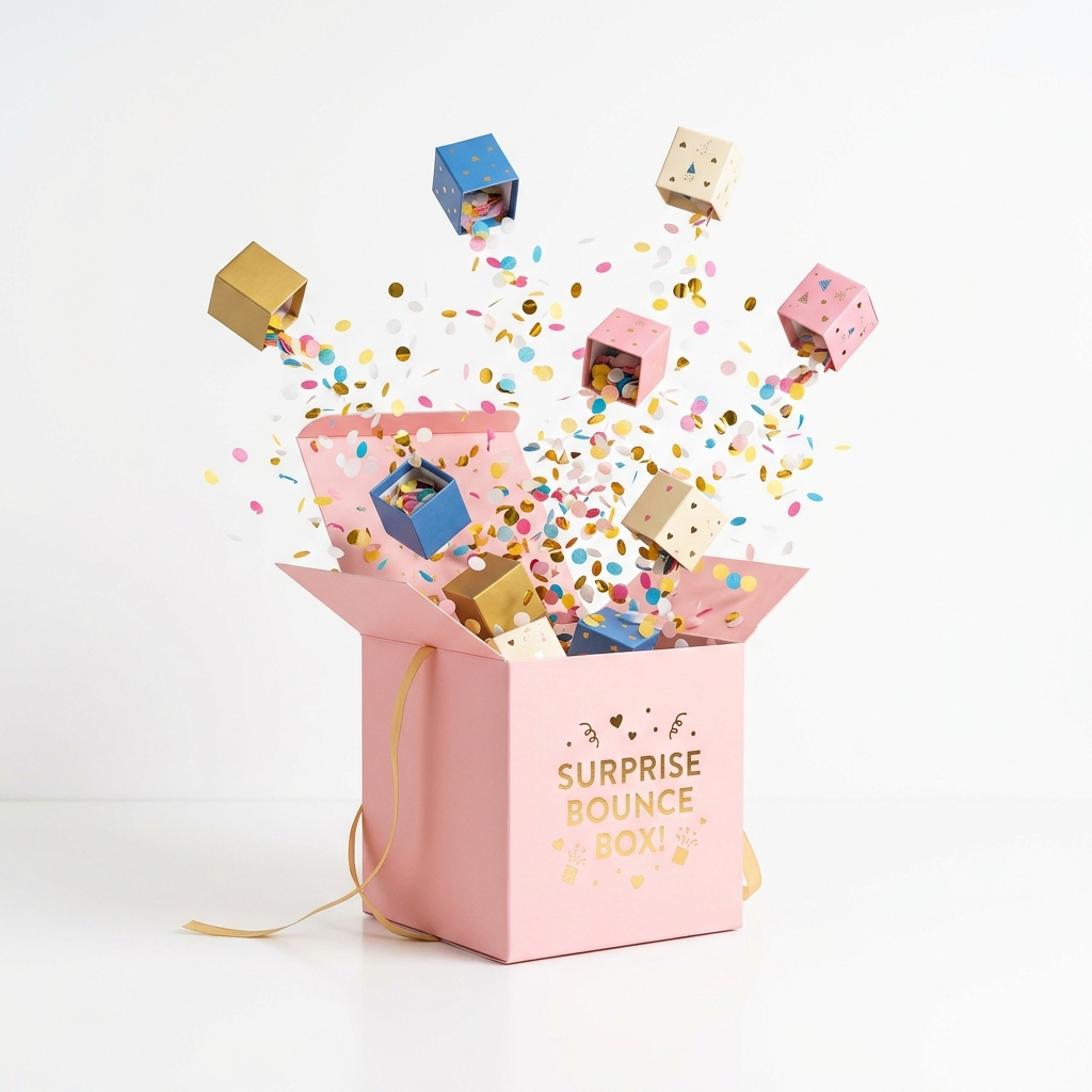 Boing Surprise Bouncing Gift Box