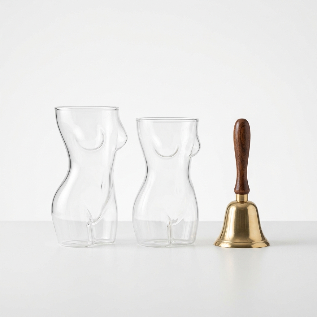 Creative Body-Shaped Glass Cup Set