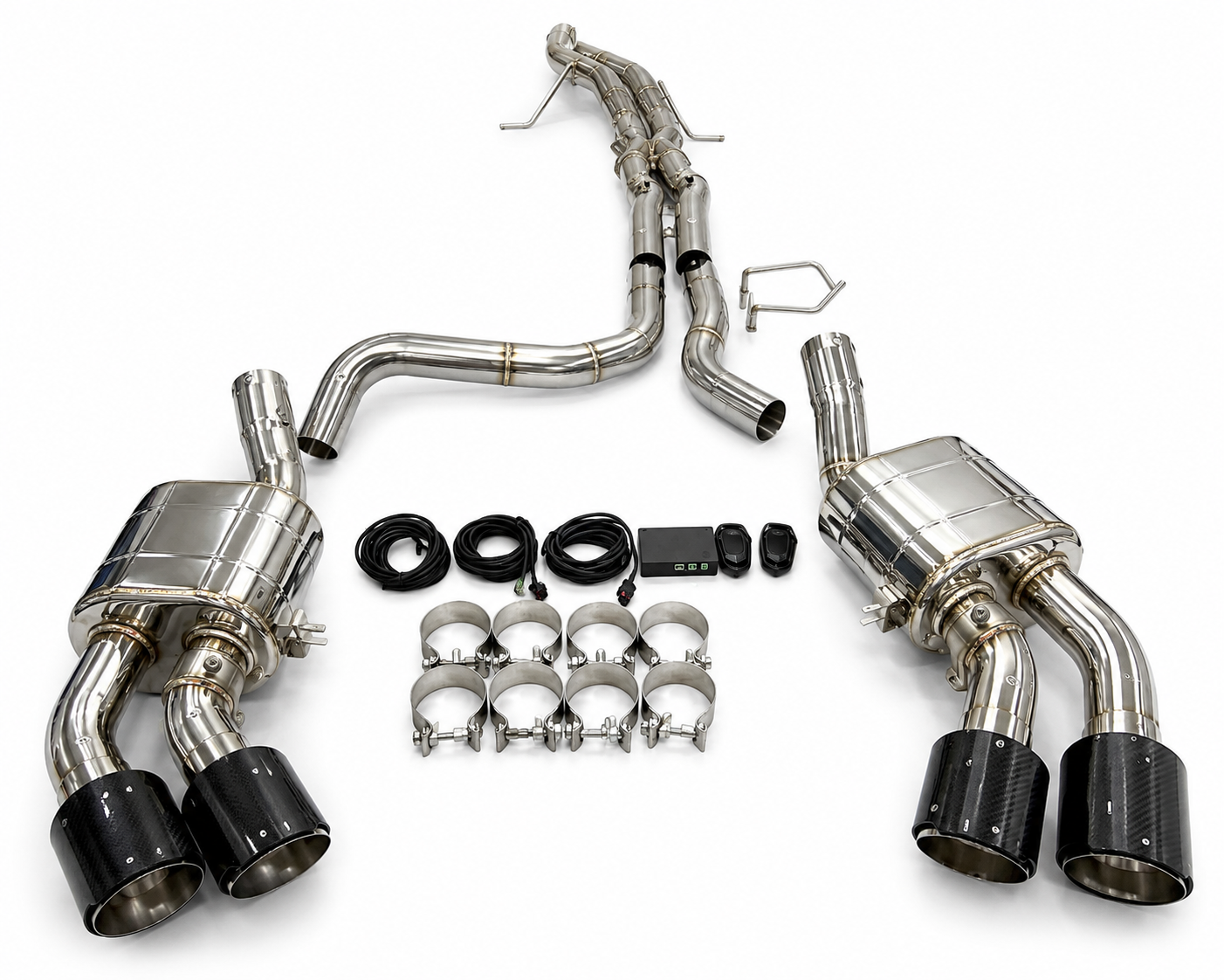 Porsche Macan S 3.0 2019 95B-2 Titanium / Stainless Steel Valved Catback Exhaust System