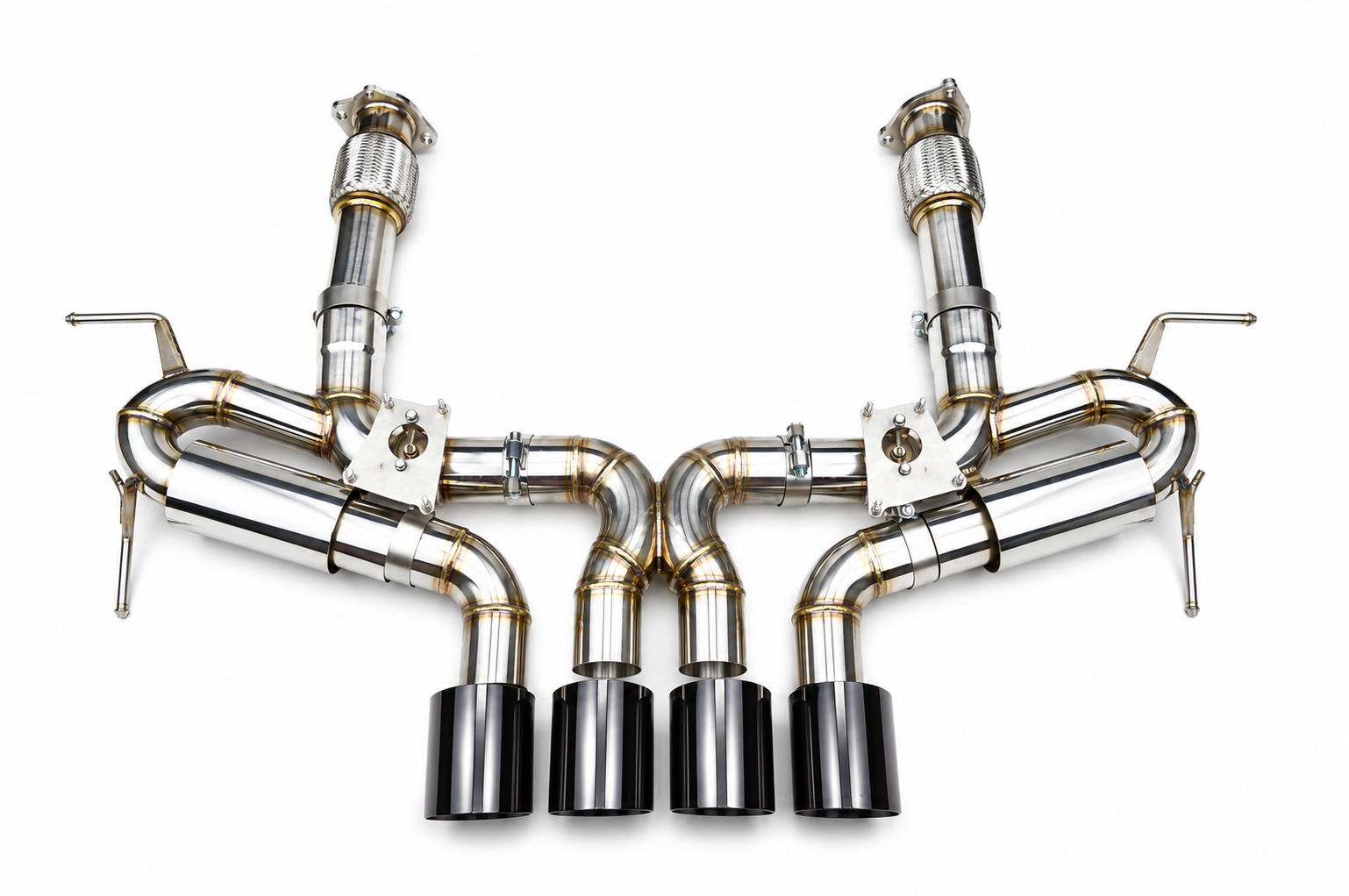 2025 Chevrolet Corvette Stingray 6.2L LT2 V8 Stainless Steel Rear Exhaust System Center Exit Performance Muffler